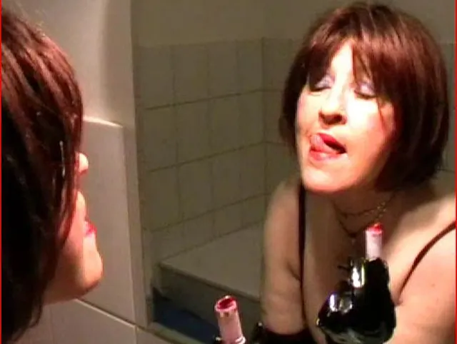 Lutsch meine Lippen Fetisch Dirty Talk Lack