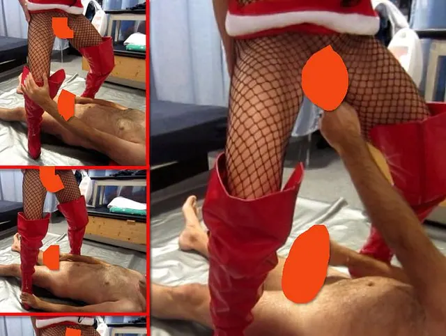 NS-Userdate - 2,5 Minuten Dauerpipi in Lack-Overknees