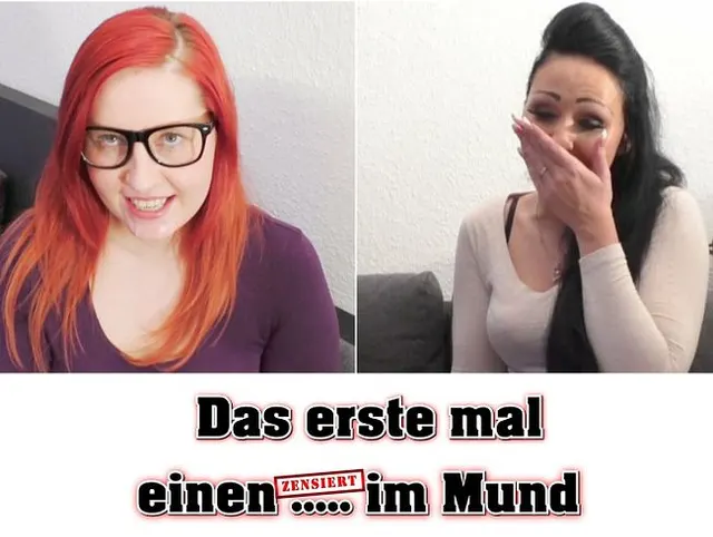 Mundfotze entjungfert - das erste mal!
