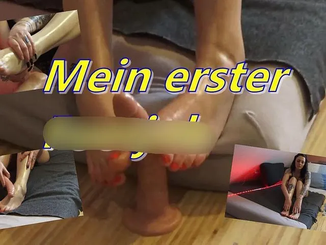 Mein erster Footjob...