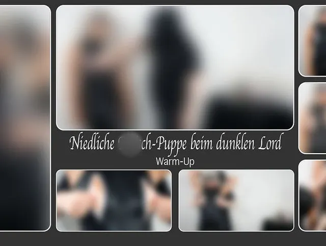 Niedliche Fetisch-Puppe beim dunklen Lord – Warm-Up