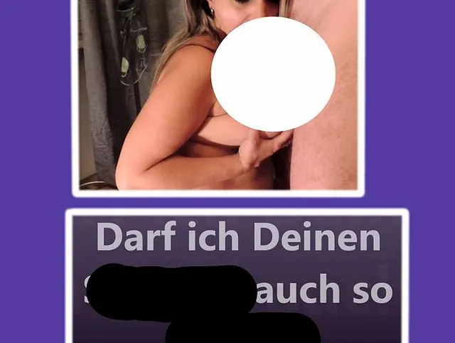 Darf ich Deinen Schwanz auch so BLASEN??