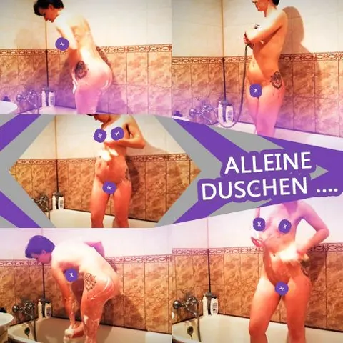 Alleine duschen ....