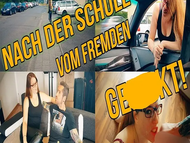 Nach der Schule vom fremden gefickt !