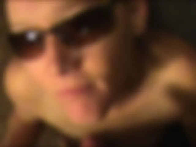 Facial with sunglasses