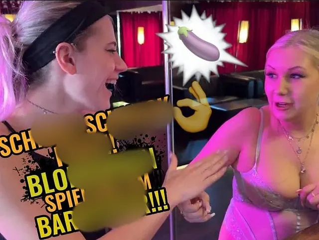 SCHNICK SCHNACK FICK! BLONDINNEN SPIELEN UM BARKEEPER!