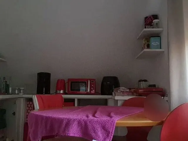 Ich habe es mir geil besorgt mit dem Vibrator meiner auf ihrem Küchentisch