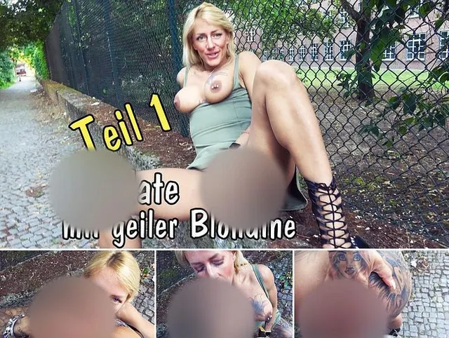 Fickdate mit geiler Blondine Teil 1 ..