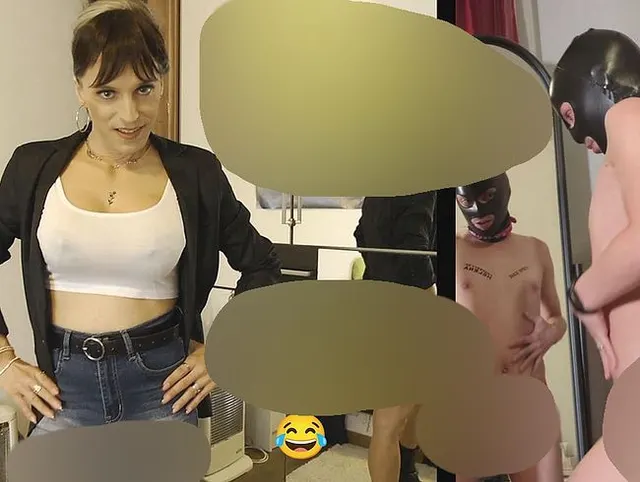 Loser macht sich vor der Cam zum Affen! Und findet es auch noch geil!!