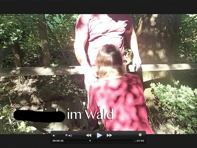 Blowjob im Wald