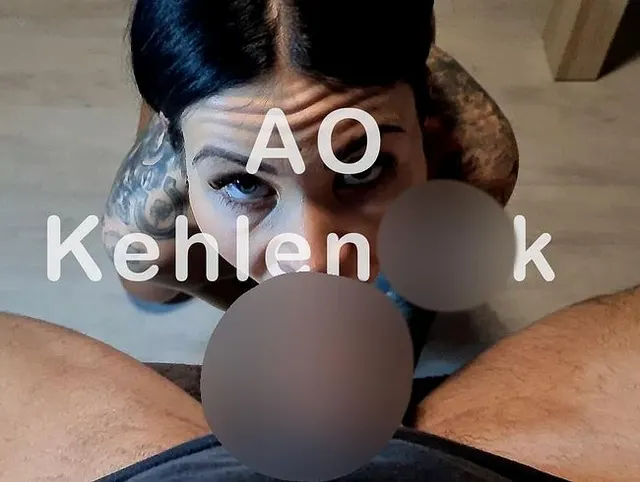 AO Kehlenficktfick - User  meinen Hals