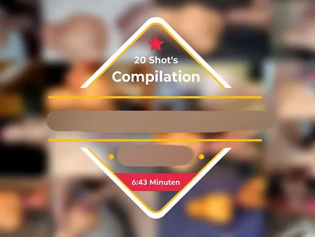 Spielzeugmuschiebesamung 20 Shot's Zusammenschnitt