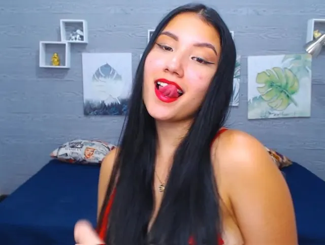 sucking dildo like a pro