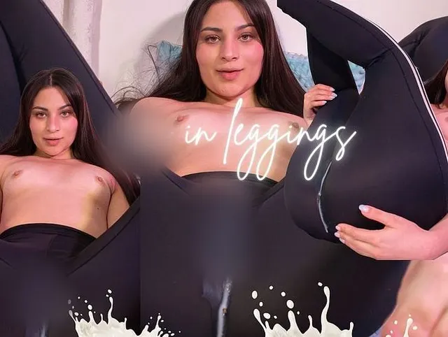 My tight gym leggings are dripping wet *SILVANA DUMONT*