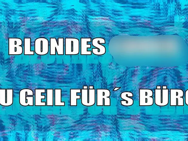 Blondes Luder - Zu Geil fürs Büro