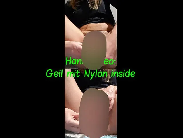 Handyvideo: Geil mit Nylon inside