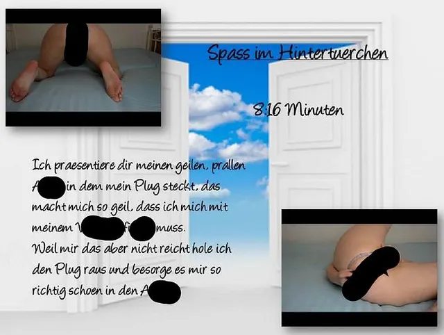 Spaß im Hintertürchen