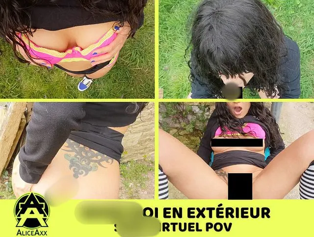 Fick mich draußen (virtuelles POV-Sex-Rollenspiel)