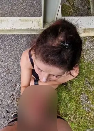 Spontaner Blowjob