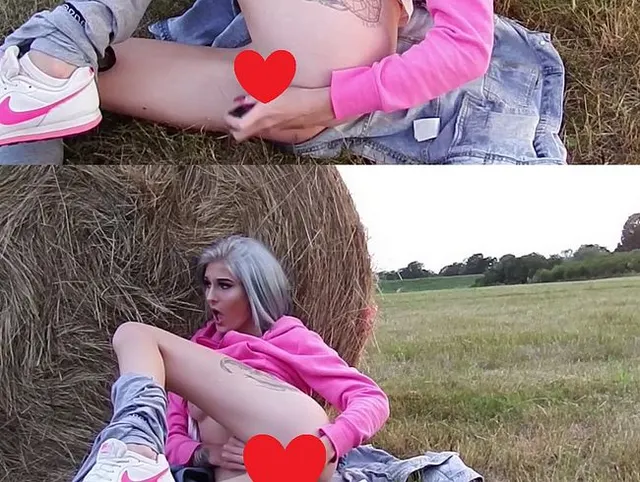 Dildofick am Strohball