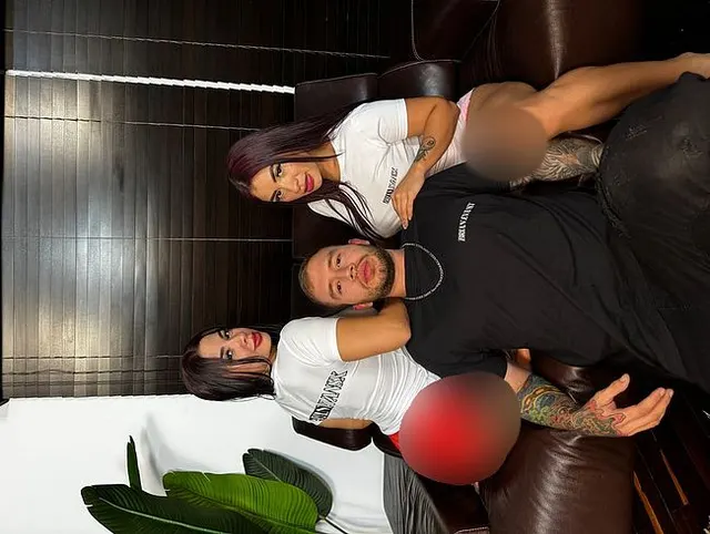 Dreier mit zwei Pornostars mit großen Titten und schönem Gesicht für Brian Evansx