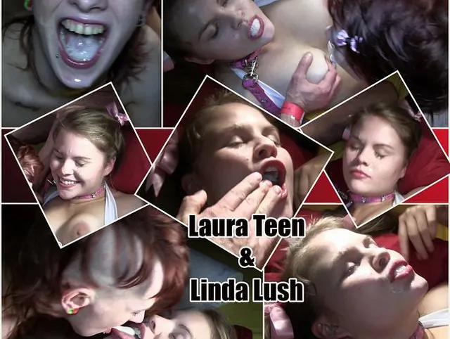 Laura Teen und Linda Lush Mega Krasse Sperma Abfüllungen