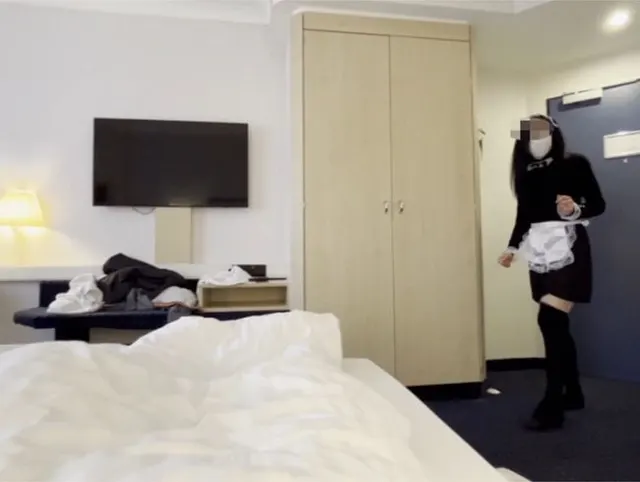 Public Krasser Fick mit Hotel Putzfrau !