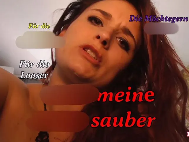 Leck meine voll gespritze Fotze Sauber!