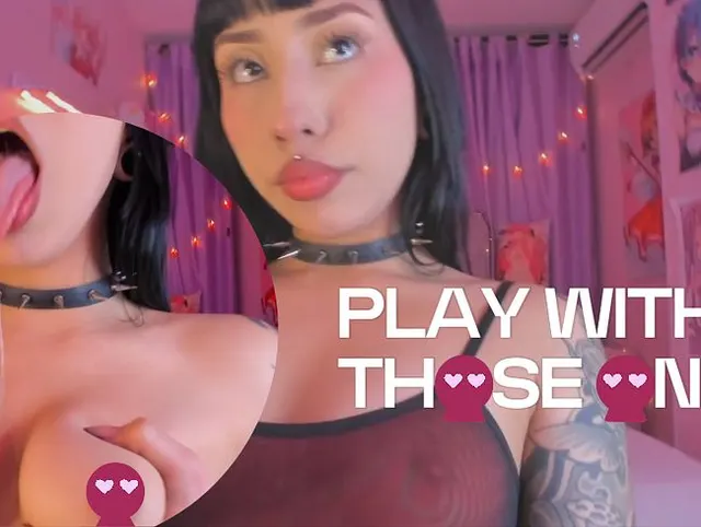 komm her und spiel mit diesen Titten