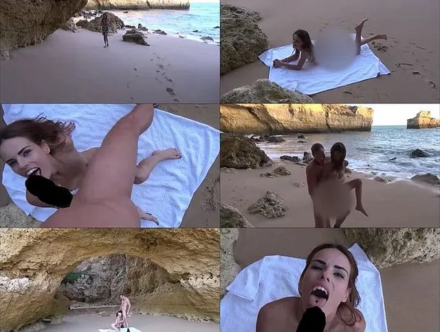 Geile Spanierin am Strand gefickt