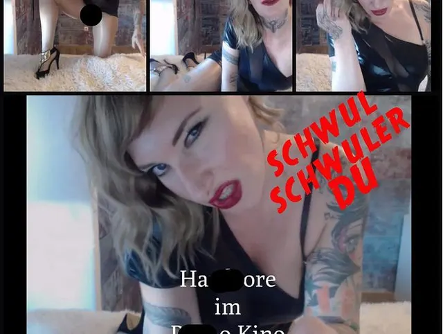 SCHWUL! SCHWULER! DU! Hardcore Sissy! Porno Kino! |Lady_Demona