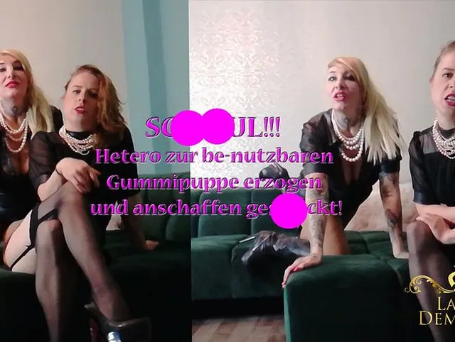 SCHWUL!!! Hetero zur be-nutzbaren Gummipuppe erzogen und anschaffen geschickt! SCHWUL!!! | by Lady_
