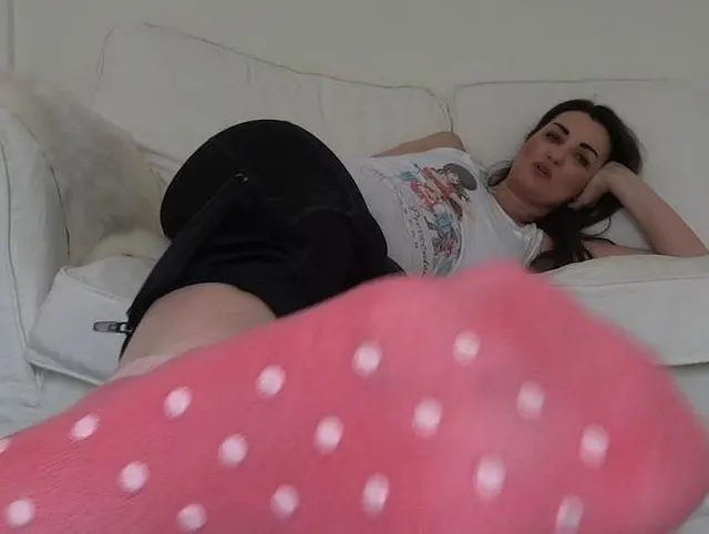 Sock smelling humiliation