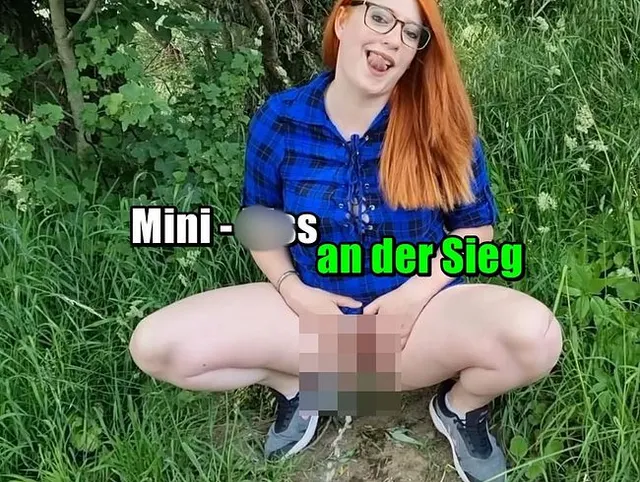 Mini Piss an der Sieg