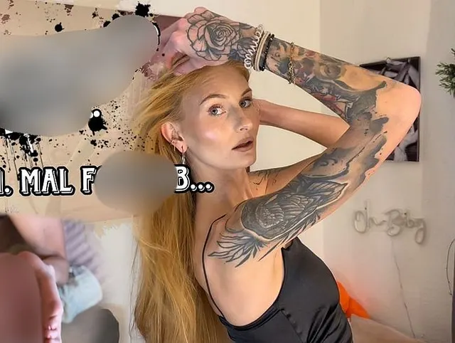 Titten und Fotze reichen ihm nicht! Mein1. Mal Footjob