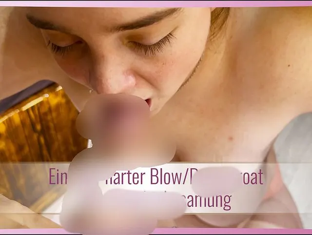 Ein sehr harter Blow/Deepthroat mit Gesichtsbesamung