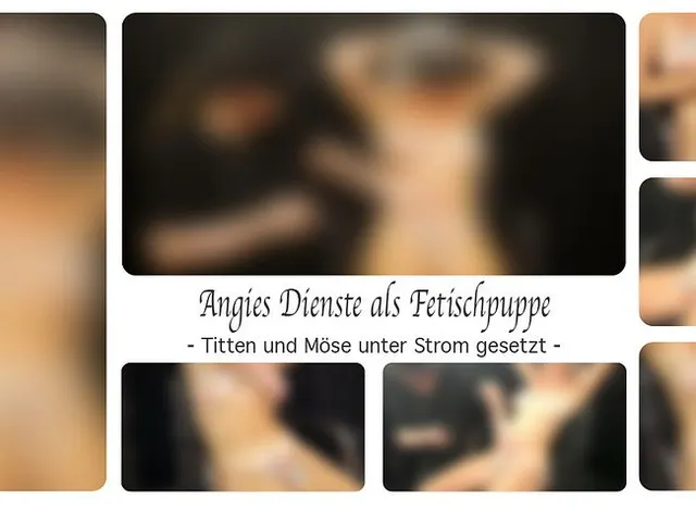 Angies Dienste als Fetischpuppe - Titten und Möse unter Strom gesetzt -