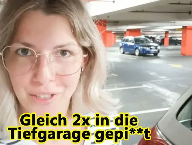 Gleich 2x in die Tiefgarage GEPISST