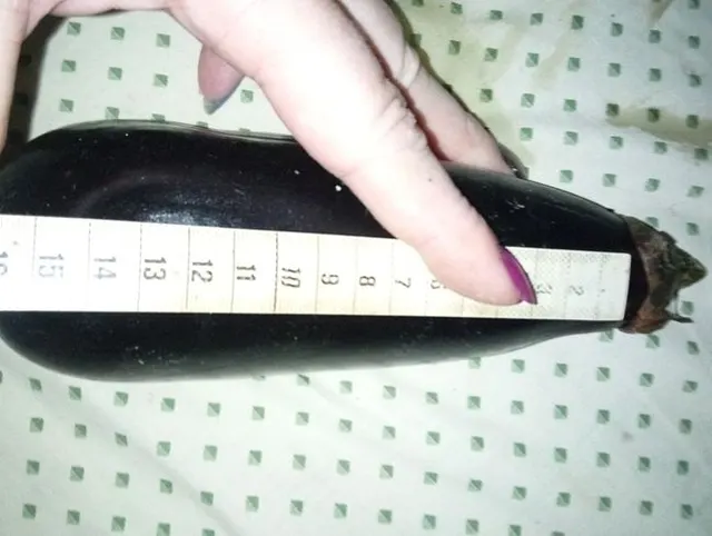 Die Aubergine tief in meiner Pussy - short video