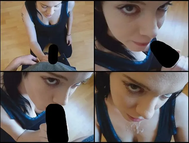 Mein erster Blowjob! Handwerker geil gemolken.