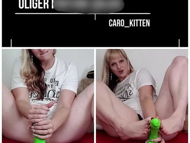 Öliger Footjob (Dildo)