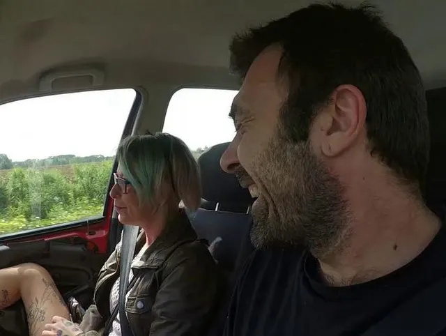 Car Sex im öffentlichen Park