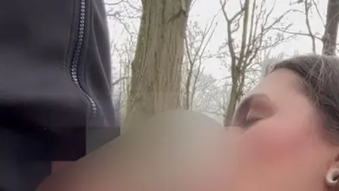 Omg!! Heimlich im Wald Outdoor durchgenommen!