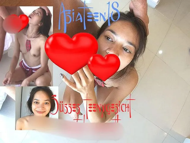 Süsses Teenygesicht besamt!
