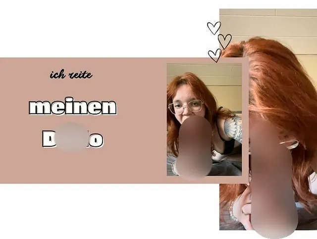 DAS DARF MEIN MANN NICHT SEHEN!!! ich reite meinen realistischen Dildo