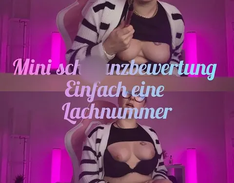 Mini schwanzbewertung - einfach eine Lachnummer