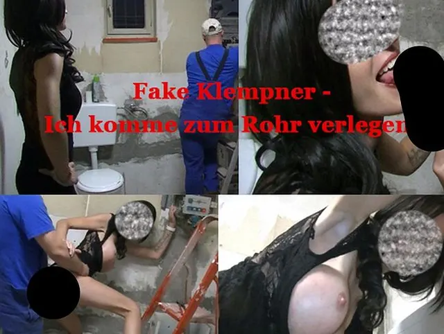 Fake Klempner - Ich komme zum Rohr verlegen !