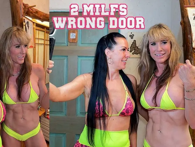 2 MILFs, wrong door