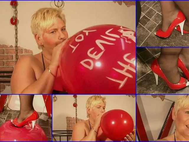Luftballon und HighHeels