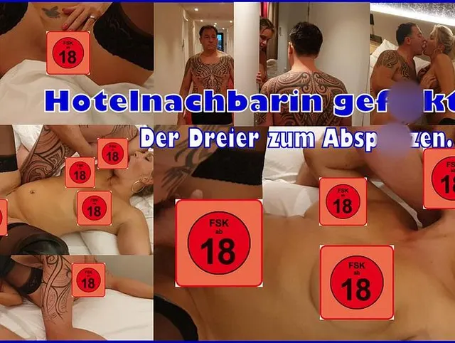 Hotelnachbarin gefickt. Der Dreier zum Abspritzen.